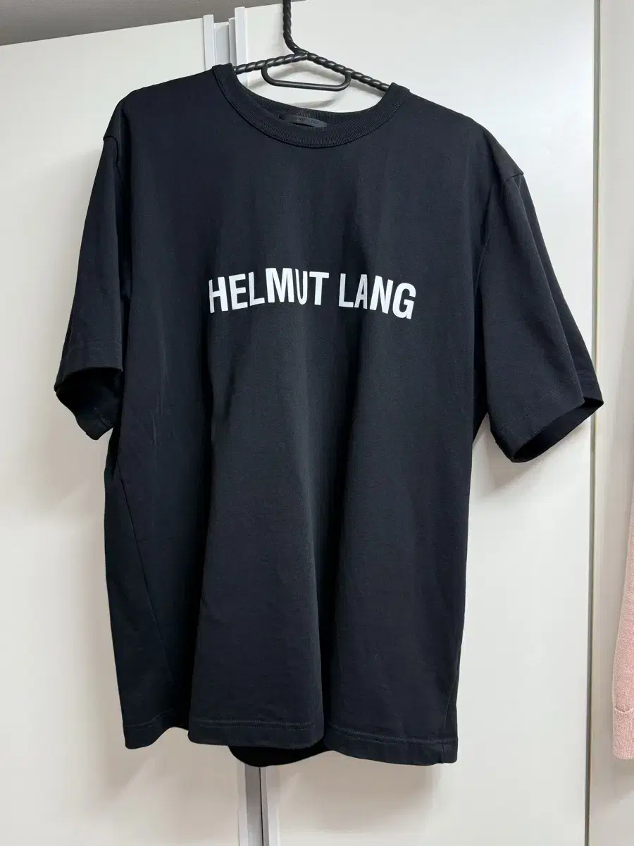 헬무트 랭 HELMUT LANG 반팔 티셔츠(블랙,L)